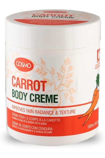 Cosmo Skin Care Carrot Extract Vitamin Rich Deep Hydrating Body Cream (500ml)