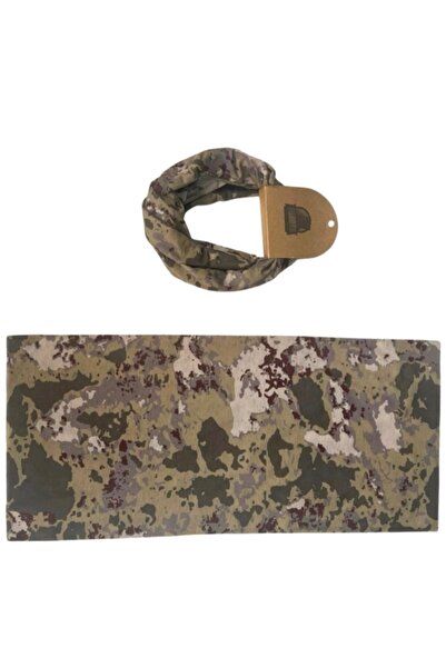 MotivaWorks Bandana Buff Fonksiyonel Boyunluk – TSK Askeri Kamuflaj