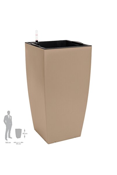 Roberto Rossi Ghiveci inteligent H66x36x36 cm cu set complet udare Cubico mar...