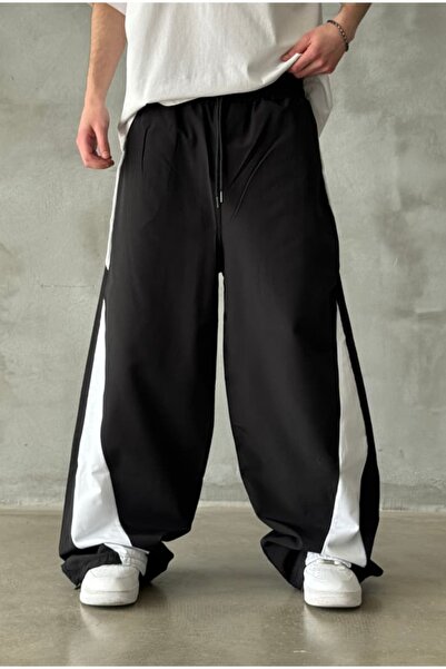 serline Baggy Parachute Fabric Stopper Leg Sweatpants