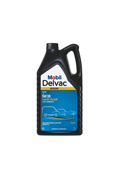 Mobil Delvac Modern LCV C2 5W30 Yüksek Motor Yağ -7 Lt