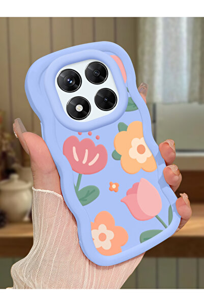 ucuc Redmi Note 14 Pro 4G Uyumlu Mavi Silikon Kılıf Kamera Korumalı Darbe Emi...