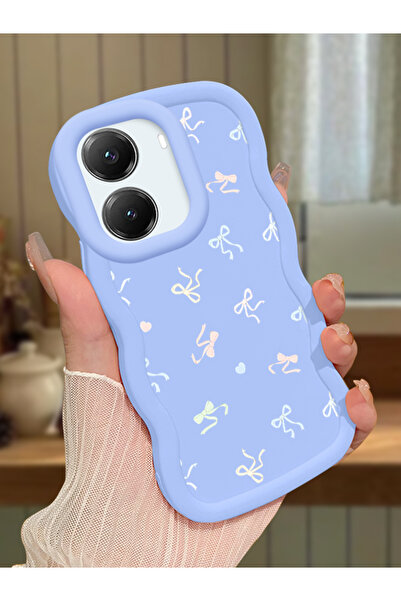 ucuc Poco X7 Pro Uyumlu Mavi Silikon Kılıf Kamera Korumalı Darbe Emici Tasarı...