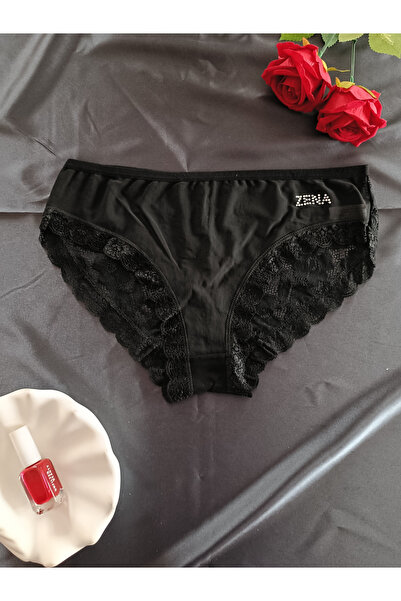 ZENA UNDERWEAR ملابس داخلية نسائية من Ava مزينة بفيونكة ودانتيل كامل مع نافذت...