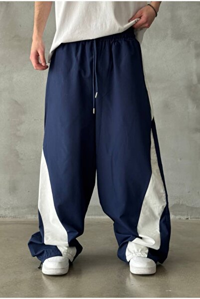 serline Baggy Parachute Fabric Stopper Leg Sweatpants