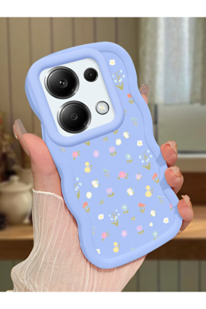ucuc Redmi Note 13 Pro 4G Uyumlu Mavi Silikon Kılıf Kamera Korumalı Darbe Emi...