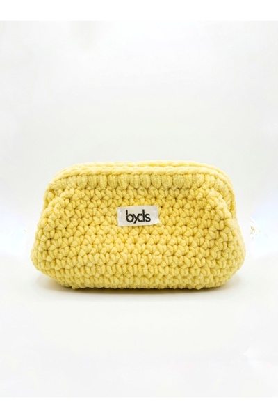 Beril Yamaç Design Studio THE LEMON Κίτρινο Πλεκτό στο χέρι Βελούδινο Νήμα Γυ...