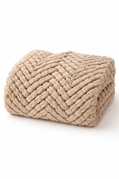Uğur bebe Hand Knitted Handmade Velvet Baby Blanket 80X77 cm – Ultra Soft, Plump