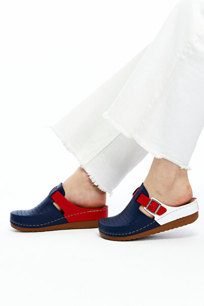 Fatex Ανατομική Σόλα Ναυτικό Μπλε Κόκκινο Λευκό Χρώμα Σπίτι Νοσοκομείο Γιατρό...