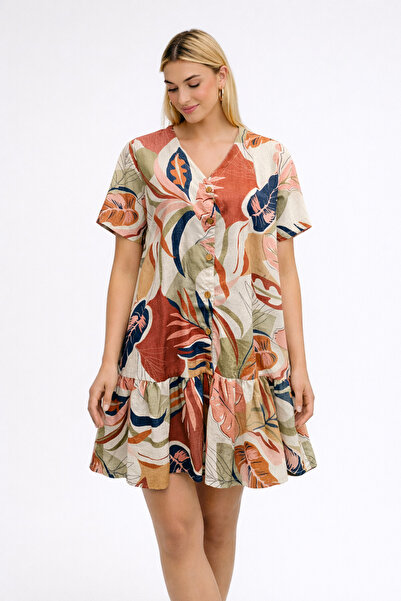 Heaven Ephesus ΦΟΡΕΜΑ - Φόρεμα Datça με σχέδιο σαντούκ-3080