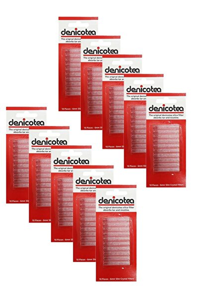 DENİCOTEA Denicotea 10135 6mm Yedek Filtre 10'lu Paket