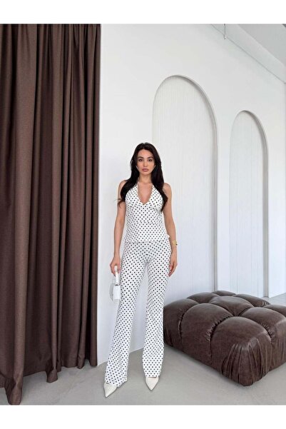 Elaxi Γυναικείο Σετ Δύο Τεμαχίων με Μπλούζα και Παντελόνι από Υφαντό Ύφασμα Π...