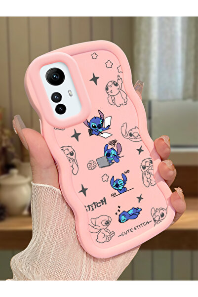ucuc Redmi Note 12S Uyumlu Pembe Silikon Kılıf Kamera Korumalı Darbe Emici Ta...
