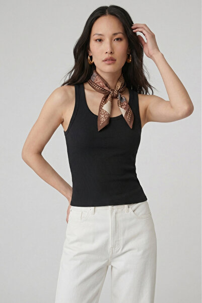 SMILE Gaia Black 100% Cotton Basic Undershirt
