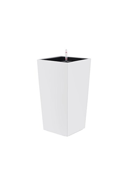 Roberto Rossi Ghiveci inteligent H53,5x28,5x28,5 cm RobertoRossi Cubico alb l...