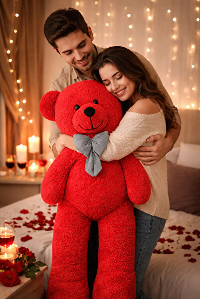 Özgüner Oyuncak 160140 Büyük Boy Peluş Ayıcık – Dev Sevgiliye Hediye Teddy Bear