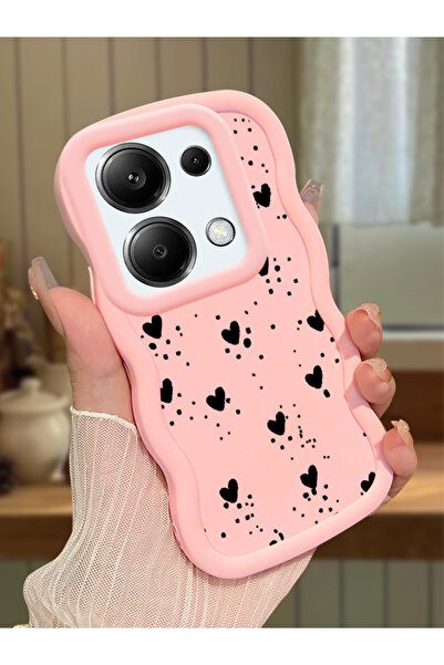 ucuc Redmi Note 13 Pro 4G Uyumlu Pembe Silikon Kılıf Kamera Korumalı Darbe Em...