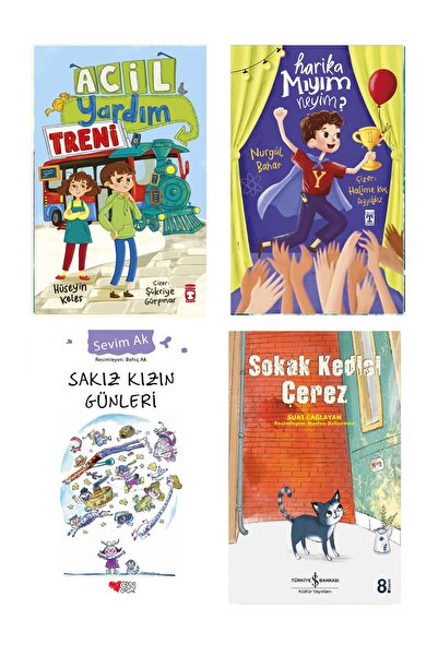 Timaş Çocuk 4-5-6.Sınıf Okuma Seti Acil Yardım Treni Harika Mıyım Neyim Sakız...
