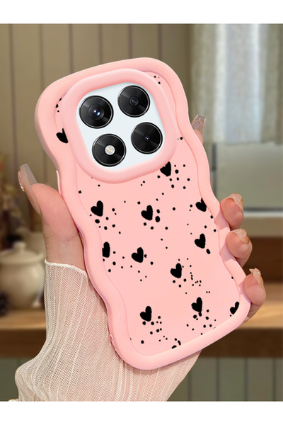 ucuc Redmi Note 14 Pro 4G Uyumlu Pembe Silikon Kılıf Kamera Korumalı Darbe Em...