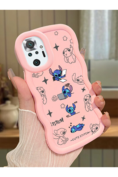 ucuc Redmi Note 10 Pro Uyumlu Pembe Silikon Kılıf Kamera Korumalı Darbe Emici...