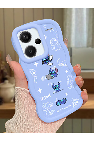 ucuc Redmi Note 13 Pro Plus+ 5G Uyumlu Mavi Silikon Kılıf Kamera Korumalı Dar...
