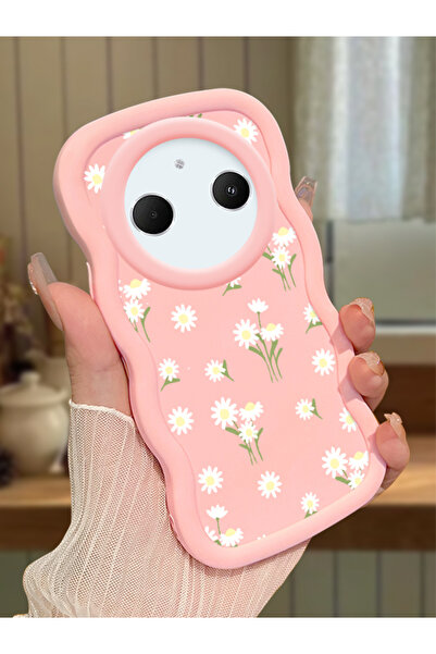 ucuc Redmi A3 Pro Uyumlu Pembe Silikon Kılıf Kamera Korumalı Darbe Emici Tasa...