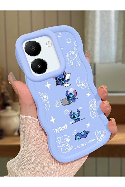 ucuc Vivo Y36 4G Uyumlu Mavi Silikon Kılıf Kamera Korumalı Darbe Emici Tasarı...