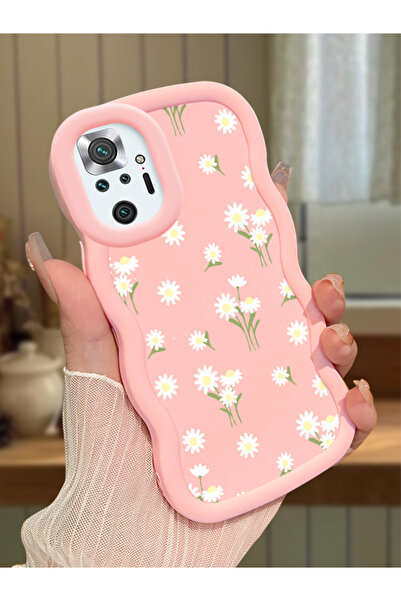ucuc Redmi Note 10 Pro Uyumlu Pembe Silikon Kılıf Kamera Korumalı Darbe Emici...
