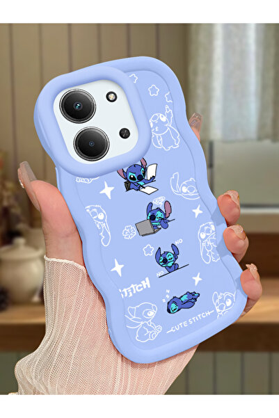 ucuc Redmi 15C 5G Uyumlu Mavi Silikon Kılıf Kamera Korumalı Darbe Emici Tasar...