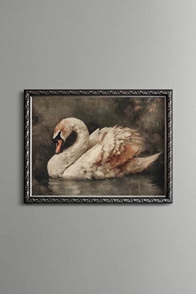 epiqart Swan - Vintage Patterned Frame - Slim Model