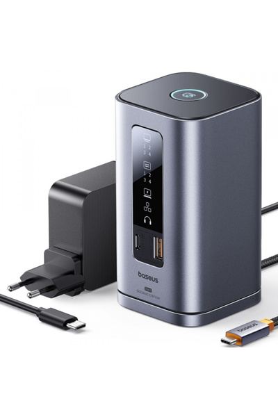 Baseus Spacemate USB-C Hub, 11 σε 1, Γκρι B0112701