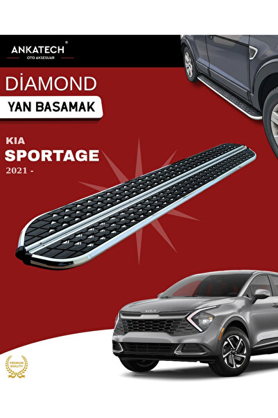 ANKATECH Kia Sportage 5 Diamond Krom Yan Basamak 173 Cm 2021 Üzeri
