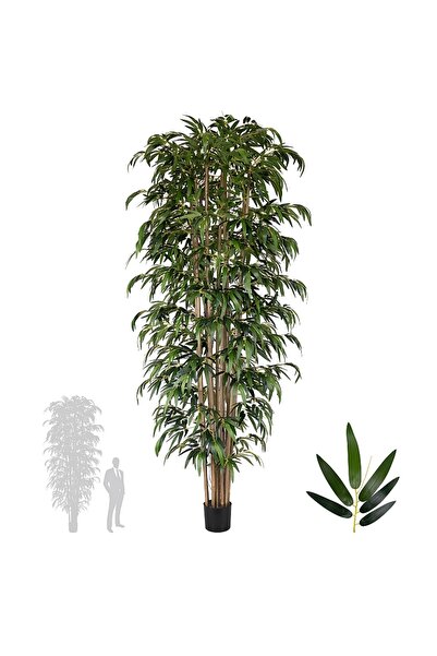 Roberto Rossi Bambus artificial H300cm cu 12 tulpini si 3168 frunze