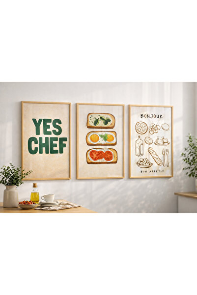 artera casa Kitchen Stories – Modern Mutfak 3’lü Tablo Seti