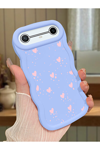 ucuc Tecno Spark Slim/Pova Slim Uyumlu Mavi Silikon Kılıf Kamera Korumalı Dar...