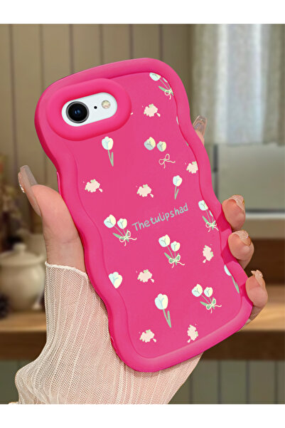 ucuc iPhone 6 Plus/6S Plus Uyumlu fuşya Silikon Kılıf Kamera Korumalı Darbe E...