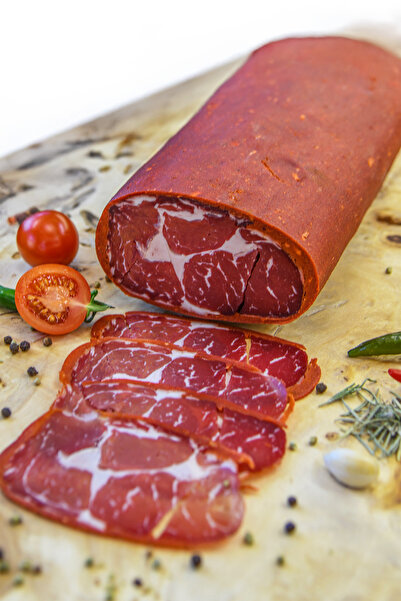 Somtaş Pastırma Kayseri Tütünlük Pastırması (Çemenli) 250 gr - %100 Dana Eti ...