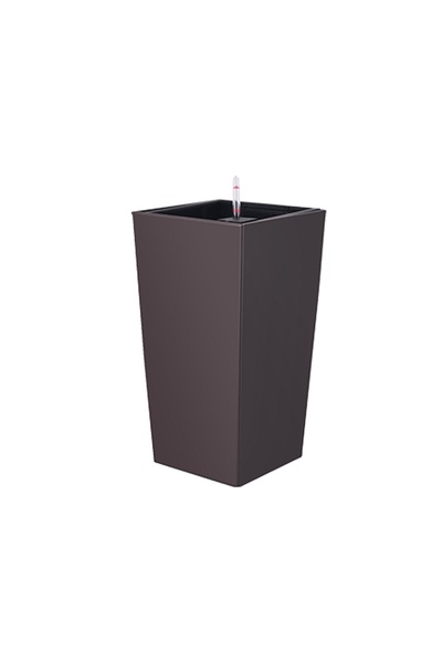 Roberto Rossi Ghiveci inteligent H53,5x28,5x28,5 cm RobertoRossi Cubico cafea