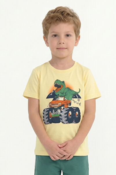 Modmey Παιδικό κοντομάνικο μπλουζάκι με στάμπα για αγόρια B16