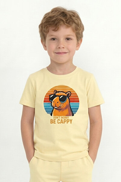 Modmey Παιδικό κοντομάνικο μπλουζάκι με στάμπα για αγόρια B19