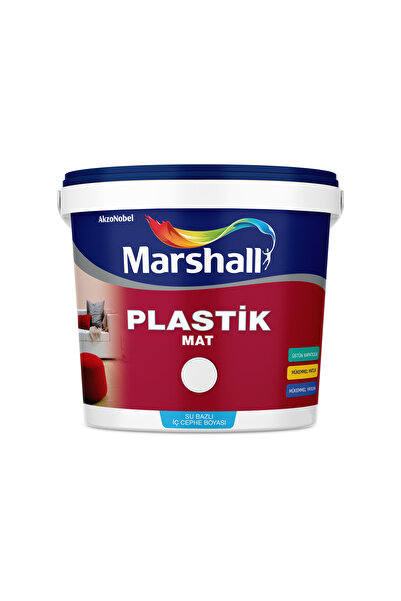 Marshall Plastik Mat Antrasit Su Bazlı Silinebilir İç Cephe Boyası 2,5 L