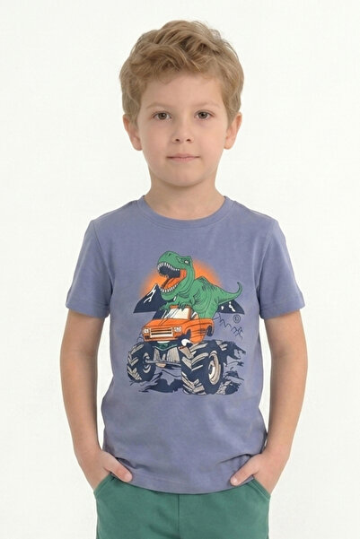 Modmey Παιδικό κοντομάνικο μπλουζάκι με στάμπα για αγόρια B16