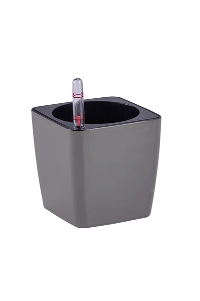 Roberto Rossi Ghiveci inteligent H11,5x11,5x11,5 cm RobertoRossi Mini Cube gri