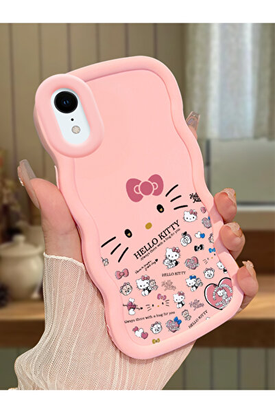 Hontinga iPhone XR Uyumlu Darbeye Dayanıklı Basit Pembe Silikon Telefon Kılıf...