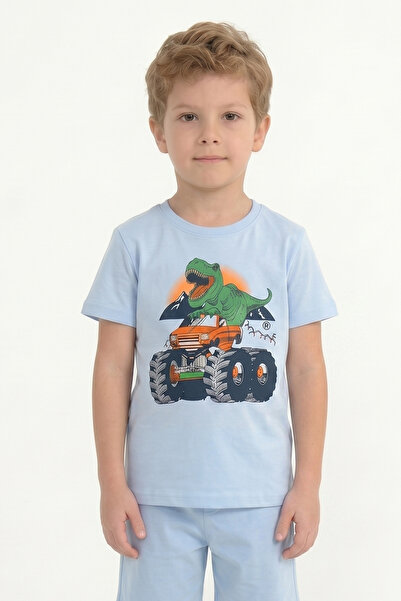 Modmey Παιδικό κοντομάνικο μπλουζάκι με στάμπα για αγόρια B16