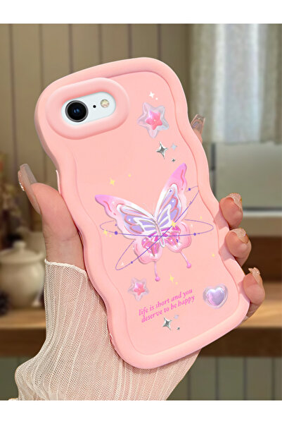 Hontinga iPhone 6 Uyumlu Darbeye Dayanıklı Basit Pembe Silikon Telefon Kılıfı...