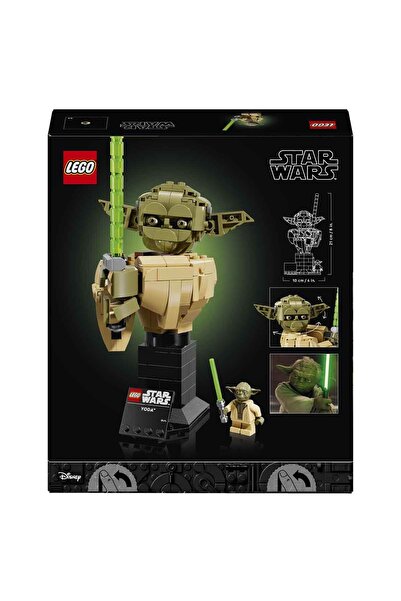 Star Wars LEGO Star Wars: Klonların Saldırısı Yoda Büstü 75438 - Yetişkinler için Koleksiyonluk Model Yapım Se