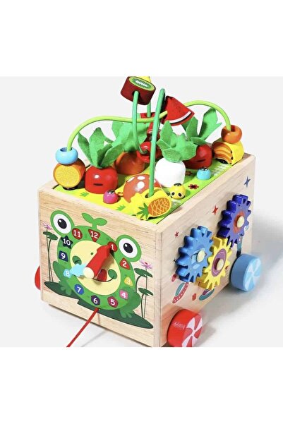 Montessori Ξύλινο Αυτοκίνητο με Εκπαιδευτικές Δραστηριότητες και Ανάπτυξη Κιν...