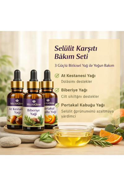 Selülit Karşıtı Bakım Yağ Seti 80 ML