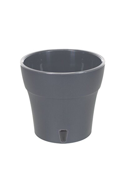 Floraria Tria's Happy plants Dali pot -Anthracite 16 cm (2.1 liters)